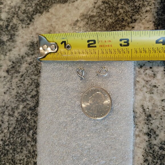 Tiffany & Co. Paloma Picasso Sterling Silver Loving Hearts Earrings - Picture 14 of 14